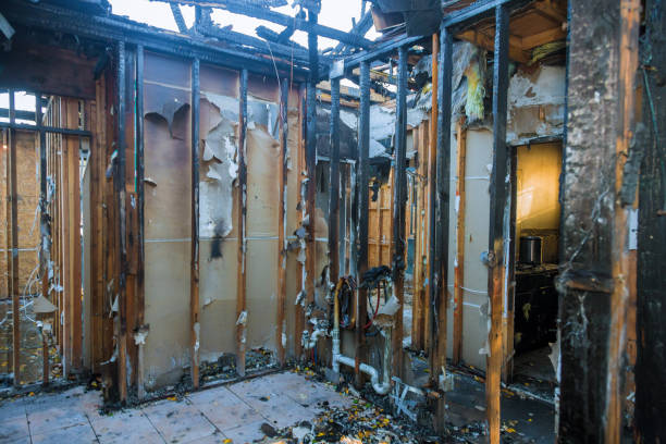 Professional Fire Damage Repair technician working in Middletown, OH